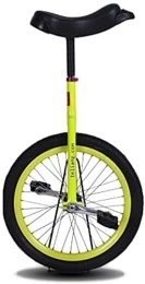 GAODINGD Bike GAODINGD Unicycle for Adult Kids Excellent Unicycle Balance Bike For Tall People Riders 175-190cm, Heavy Duty Unisex Adult Big Kids 24" Unicycle, Load 300 Lbs (Color : Yellow, Size : 24 Inch Wheel)