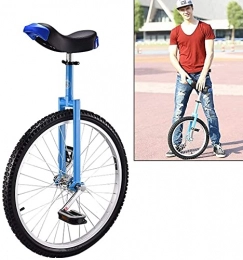 GAODINGD Bike GAODINGD Unicycle for Adult Kids Large Starter Adults Unicycles, With 24-Inch Big Wheels & Comfortable Seat, Big Kids / Mom / Dad / Adults Birthday Gift, Load 330 Lbs (Color : Blue, Size : 24 Inch Wheel)