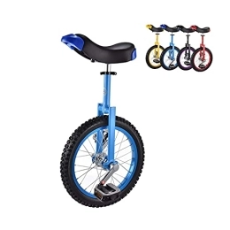GAXQFEI Bike GAXQFEI 16"(40.5Cm Wheel Unicycle, Durable Aluminum Alloy Rim and Manganese Steel Balance Bike, for Beginner Boy Girls Outdoor Sports Travel, Blue