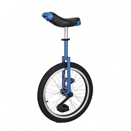 GAXQFEI Bike GAXQFEI 16Inch / 18Inch / 20Inch Unicycles, Skid Proof Mountain Tire Blue Boys Balance Bike, for Adults Kid Outdoor Sports Fitness Exercise, Height Adjustable Wheel, 16In(40.5Cm) Wheel