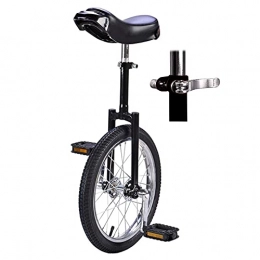 GAXQFEI Unicycles GAXQFEI 20" / 24" Wheel Unicycle Widened Tires Cycling for Outdoor Sports Fitness Exercise, Single Wheel Balance Bicycle, for Sports Travel, Black, 20Inch