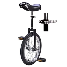 GAXQFEI Unicycles GAXQFEI 20" / 24" Wheel Unicycle Widened Tires Cycling for Outdoor Sports Fitness Exercise, Single Wheel Balance Bicycle, for Sports Travel, Black, 24Inch