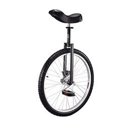 GAXQFEI Bike GAXQFEI Adults Unicycles with 24 inch Wheel, Height Adjustable, Skidproof Mountain Balance Bike Cycling Exercise, for Beginners / Professionals, Black
