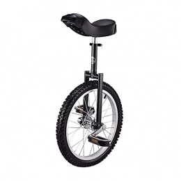 GAXQFEI Bike GAXQFEI Big Kid Unicycle Bike, 18 in(46Cm Skid Proof Wheel, Outdoor Sports Exercise Balance Cycling Bikes, for Height: 4.6Ft-5.4Ft(140-165Cm, Black