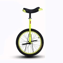 GAXQFEI Unicycles GAXQFEI Small 14" Tire Unicycle for Kids Boys Girls Gift, Beginner Children Exercise Fitness One Wheel Yellow Bike, Leakproof Butyl Tire Wheel, Load 150Kg / 330Lbs