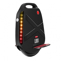 HOPELJ Electric Unicycle, 18 KPH E-Scooter with APP Function, 460WH, Electric Monocycle, Electric Scooter Unisex Adult, Black