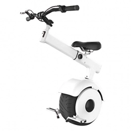 HOPELJ  HOPELJ Electric Unicycle, 800W 15km / h, Somatosensory and Throttle E-Scooter, 10 Inch, Gyroroue Unisex Adult, White, 25km