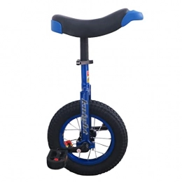 HWBB Unicycles HWBB 12 Inch Wheel Unicycle for Kids / Beginners, Balance Fitness Outdoor Sports Cycling Exercise, for People 36 Inch - 53 Inch Tall (Color : Blue)