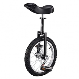 HWBB Bike HWBB 16" Inch Wheel Small Unicycle for Kids / Beginners, Cycling Exercise Balance Bike for Balance Fitness Outdoor Sports, for People 4ft ~ 5ft Tall (Color : Black)