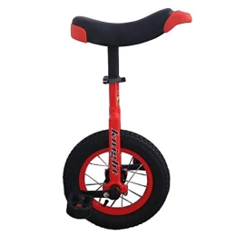 HWF Bike HWF Small 12" Unicycle for 5 Year Old Smaller Children / Kids / Boys / Girls, Perfect Starter Beginner Uni-Cycle, 4 Colors Optional (Color : Red, Size : 12 Inch Wheel)