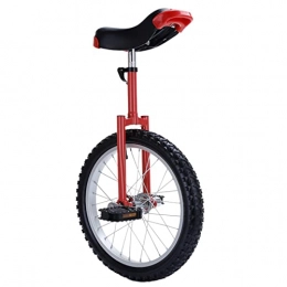 HWFF Bike HWFF 20 Inch Unicycle for Adults / Big Kid Gifts, Outdoor Mom Dad Beginners Unicycles, Aluminum Alloy Rim and Manganese Steel, Best Birthday Gift (Color : Red, Size : 20inch)