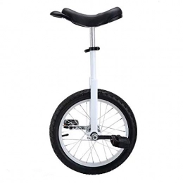 HWLL Unicycles HWLL 18 / 20 Inch Wheel Unicycle, for Men / Women / Big Kids, Adjustable Skidproof Tire Balance Cycling, Exercise Fun Bike Cycle Fitness (Color : White, Size : 20")