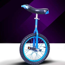JLXJ Bike JLXJ 20 Inch Tire Wheel Unicycle, Adults Big Kids Unisex Adult Beginner Unicycles Bike, Load 150kg / 330Lbs, Steel Frame (Color : Blue, Size : 51cm(20inch))