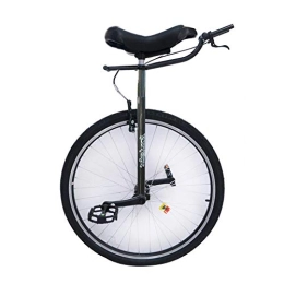 JLXJ Unicycles JLXJ Tall Adults Unicycle, Heavy Duty Extra Large 28"(71cm) Wheel Bike With Handle And Brakes, For Big Kid Height From 160-195cm (63"-77"), Height Adjustable
