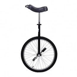 Keyzea Unicycles Keyzea 24 inch Unicycle for Adults, Adjustable Outdoor Unicycle with Aolly Rim(24'', Black)