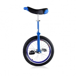 AHAI YU Unicycles Kids / Adults / Teenagers Outdoor Unicycle, Height Adjustable Skidproof Mountain Tire Balance Cycling Exercise (Size : 16")