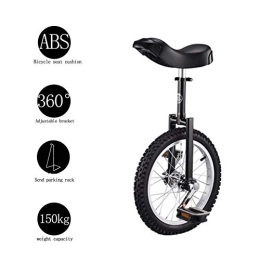 L.BAN Unicycles L.BAN Unicycle, Adjustable Bike 16" 18" 20" Wheel Trainer 2.125" Skidproof Tire Cycle Balance Use For Beginner Kids Adult Exercise Fun Fitness
