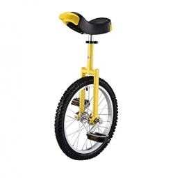 Lahshion Unicycles Lahshion Kid'S / Adult'S Trainer Unicycle, Balance Bikes Wheelbarrow, Weight Loss Travel Improve Fitness Ride-ons, Yellow, 16inch