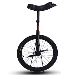 Lqdp Unicycles Large 24 '' Unicycles for Adult / Big Kids / Men Teens, Adjustable One Wheel Bike for Professionals - Best, Load 150kg (Color : Black)