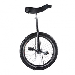 AHAI YU Unicycles Large Adult's Unicycle for Male / Dad / Professionals, 20 / 24 inch Wheel Balance Cycling for Outdoor Sports Fitness Exercise, up to 150Kg / 330 pounds (Color : BLACK, Size : 20 INCH WHEEL)