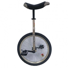 Lhh Unicycles Lhh 20inch Wheel Fun Men's Unicycle, Uni Cycle with Skidproof Mountain Tire for Outdoor Sports Fitness Exercise Health, Height 1.65m - 1.8m (Color : Champagne gold, Size : 20inch wheel)