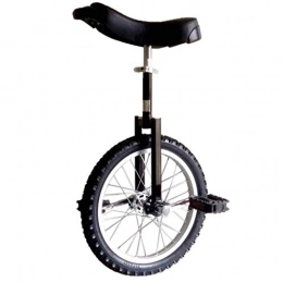 lilizhang 18 inches Kids Unicycle,Adjustable Balance Cycling Exercise Competitive Single Wheel Acrobatics Bicycle Skidproof Tire Suitable Height 135-165CM (Color : Black)
