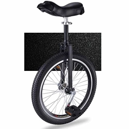 LJHBC Unicycles LJHBC Unicycle for Kids / Teenager Height Adjustable 18" Wheel Leakproof Butyl Tire Wheel Cycling Outdoor Sports(Color:black)
