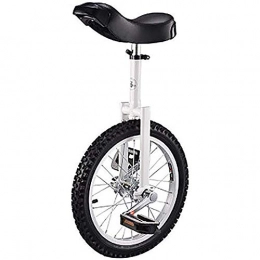 LPsweet Bike LPsweet Trainer Unicycle Height, Balance Exercise Fun Bike Cycle Fitness, Plastic Pedals Contoured Ergonomic Saddle Outdoor Sports, White, 20inch