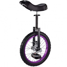 LPsweet Bike LPsweet Unicycle, Balance Cycling Exercise Pedals Contoured Ergonomic Saddle, Butyl Mountain Tire Balance Cycling Exercise Bike Bicycle, 18inch