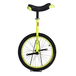 Lqdp Small 14 Inch Unicycles for Kids 5/6/7/8/9 Years Old, Yellow Balance Cycling for Your Son Daughter/Boy Girl, Best