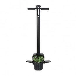 LUO Unicycles LUO Electric Monocycle, 10" 800W with App Function, Unicycle Scooter, Life 20Km, Electric Scooter, with Handle, Unisex Adult Unicycle, Black, Green