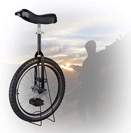 MeTikTok Unicycles MeTikTok Unicycles Children Unicycle, Bicycle 16 / 18 / 20 / 24 Inch Unicycle Frame Non-Slip Butyl Mountain Tires Balance Cycling Exercise Outdoor Cycling Easy To Assemble, Black, 24 Zoll