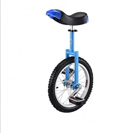 MMRLY Unicycles MMRLY 16" 18" 20" 24" Kid's / Adult's Trainer Unicycle Height Adjustable Skidproof Butyl Mountain Tire Balance Cycling Exercise Bike Bicycle, Blue, 16 inch