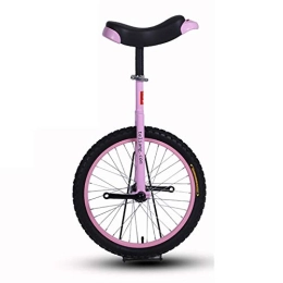 MXSXN Unicycles MXSXN 16 / 18 / 20 Inch Wheel Unicycle for Kids & Adults, Anti-Skid Alloy Rim Fitness Exercise Pedal Bike with Adjustable Seat, 18in