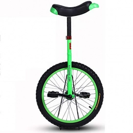 MXSXN Unicycles MXSXN 16" / 18" Green Unicycle for Kids / Boys / Girls, Large 20" Freestyle Cycle Unicycle for Adults / Big Kids / Mom / Dad, Best Birthday Gift, 20in