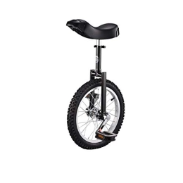 BBI Bike New 16" 18" 20" 24" Unicycle Cycling Scooter Circus Bike Youth Adult Balance Exercise Single wheel Bicycle Aluminum Wheel (Color : Black, Size : 18inch)