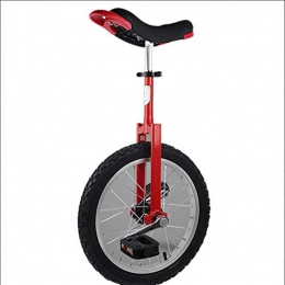 QWEASDF Unicycles QWEASDF Unicycle for Kids, Adjustable Outdoor Unicycle with Alloy Rim(16″, 18″, 20″, 24″) Cycling Self Balancing Exercise Balance Cycling Bikes Cycling Outdoor Sports Fitness Exercise, Black, 18″