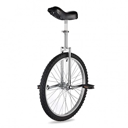 ReaseJoy Unicycles ReaseJoy 24" Wheel Trainer Unicycle 2.125" Skidproof Butyl Mountain Tire Balance Cycling Exercise Silver