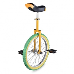 Rund Unicycles Rund 20" Unicycle Cycle Balance Exercise Fun Bike Fitness Scooter Circus Height Adjustable Balance Cycling With Thick Foam Pad For Home Gym Fitness Orange (Type : Def)