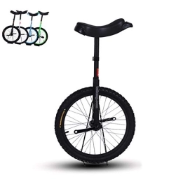 Samnuerly Unicycles Samnuerly 16''18'' Wheel Unicycles for Child / Boy / Teenagers 12 Year Olds, 20 Inch One Wheel Bike for Adults / Men / Dad, Best (Color : White, Size : 18inch wheel) (Black 20inch wheel)