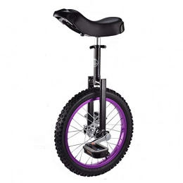 seveni Bike seveni Kids Unicycle 16-inch Wheel for Beginners 9 / 10 / 12 / 13 / 14 Year Old, Great for Your Daughter / Son, Girl, Boy Birthday Gift, Adjustable Seat (Color, Yellow), Purple