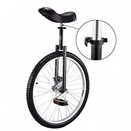 seveni Unicycles seveni Large Starter Adults Unicycles, with 24-Inch Big Wheels & Comfortable Seat, Big Kids / Mom / Dad / Adults Birthday Gift, Load 330 Lbs (Color, Black, Size, 24 Inch Wheel), Black, 24 Inch Wheel