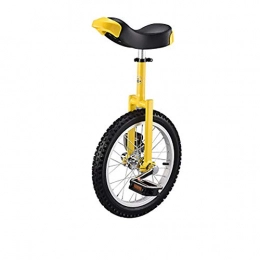 SHARESUN Unicycles SHARESUN 16" Inch Wheel Unicycle Leakproof Butyl Tire Wheel Cycling Outdoor Sports Fitness Exercise Health, Yellow