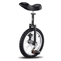SSZY Unicycles SSZY Unicycles 18inch Unicycles for Child / Boys / Girls / Beginner, Heavy Duty Bicycles with Skidproof Mountain Tire, for Fun Exercise, Over 200 Lbs (Color : Black)