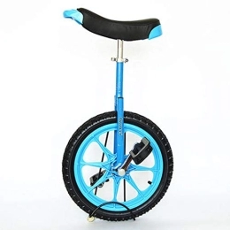 SYCHONG 18" Wheel Frame Unicycle Cycling Bike with Comfortable Release Saddle Seat,Blue