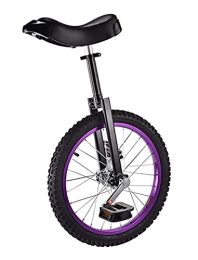 TOOSD Unisex Unicycle Children 16"/ 18" Inch Height Adjustable Seat Post Balance Cycling Exercise Bike Unicycle Outdoor,A,18 inches