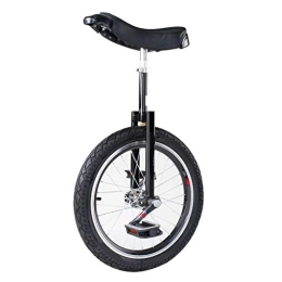 TXTC Bike TXTC Unicycle Acrobatics Bike Outdoor Sports Fitness Exercise Pedal Bike, adultsand Kids Bike, balance Bike With Ergonomic Saddle And Aluminum Alloy Buckle, 16inch (Color : Black)