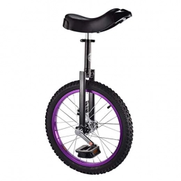 FZYE Bike Uni Cycle Purple Unicycle Children's Unicycle 16 / 18 Inch Unicycle for Adults / Beginner / Men Male And Female Adults / Children for Trek Fitness Exercise, 18