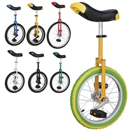 Generic Bike Unicycle Adult Bikes Unicycle, 16" / 18" / 20" Balance Cycling Unicycle With Ergonomical Design Saddle For Travelling Acrobatics, 150Kg Load (Size : 18Inch)