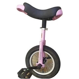 Generic Bike Unicycle Small Unicycle 12 Inch, Pink Blue Uni Cycle For Boys / Girls / Beginner Outdoor Sports, Best Birthday (Color : Pink, Size : 12Inch Wheel)